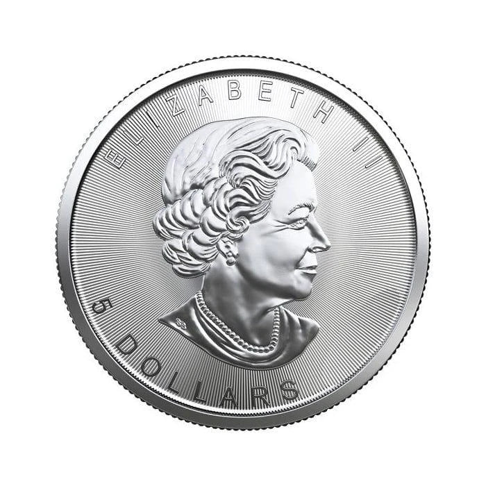 Kanada 5 Dolarów 1 Uncja Srebra Liść Klonowy 2022 r.
