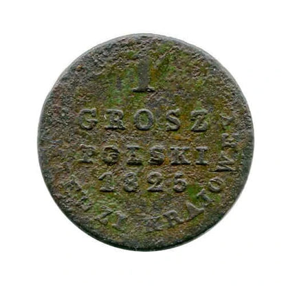 Królestwo Polskie 1 Grosz Polski 1825 r.