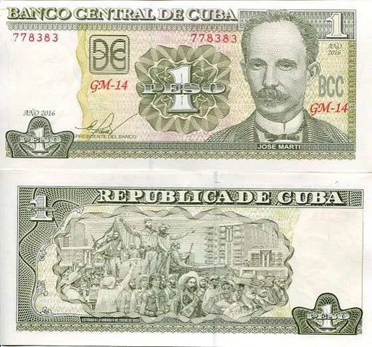 Kuba 1 Peso 2017 r. UNC