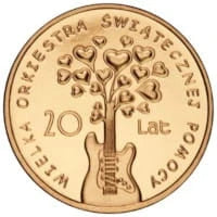 2 zł 2012 r. Wielka Orkiestra Świątecznej Pomocy - 20 lat