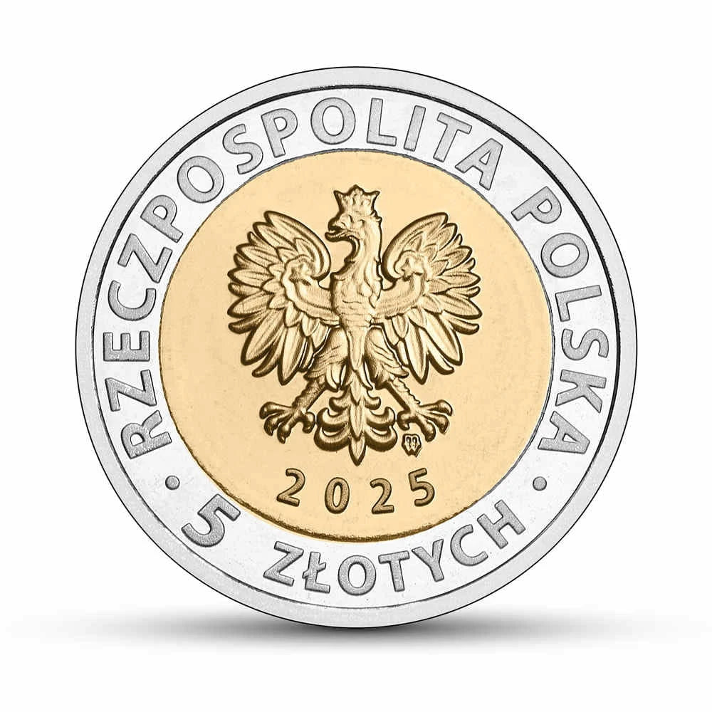 Moneta 5 zł Odkryj Polskę 2025 r. Tykocin