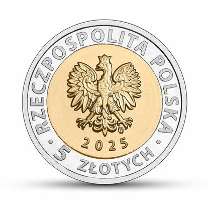 Moneta 5 zł Odkryj Polskę 2025 r. Tykocin