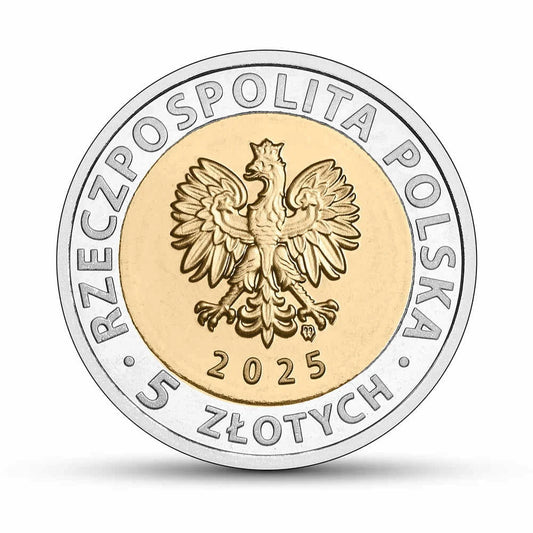Moneta 5 zł Odkryj Polskę 2025 r. Tykocin