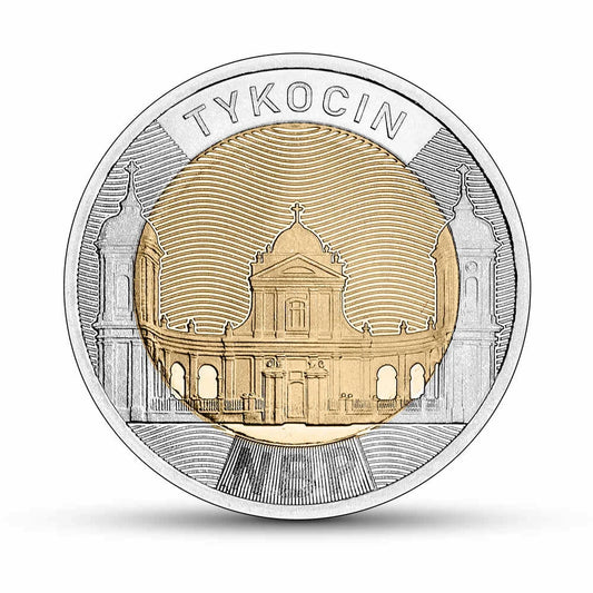 Moneta 5 zł Odkryj Polskę 2025 r. Tykocin