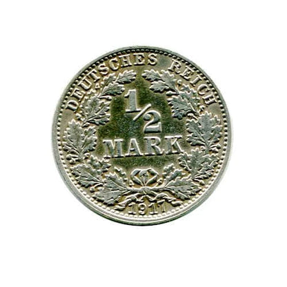 Niemcy 1/2 Marka 1917 r. A