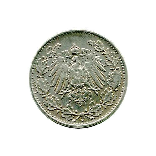 Niemcy 1/2 Marka 1918 r. J