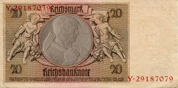 Niemcy 20 Marek 1929 r. Y