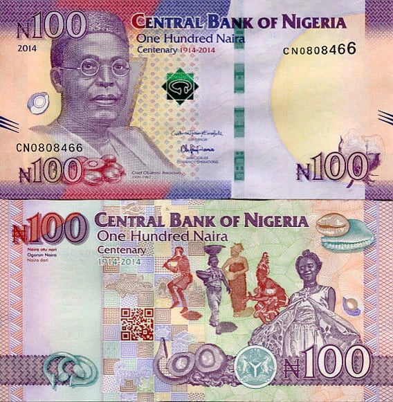Nigeria 100 Naira 2024 r. UNC