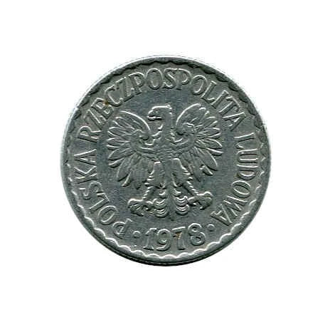 Polska 1 Złoty 1978 r. b.z.