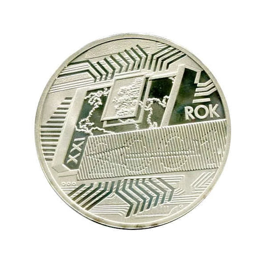 Polska 10 zł Ag Rok 2001 r.