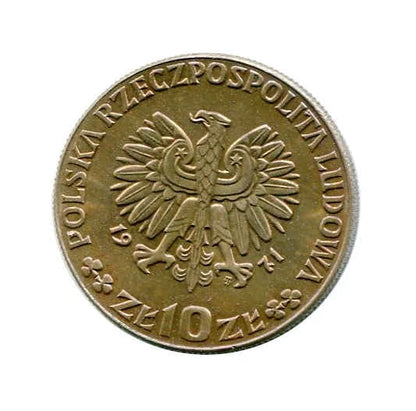 Polska 10 złotych FAO Chleb 1971 r. Próba
