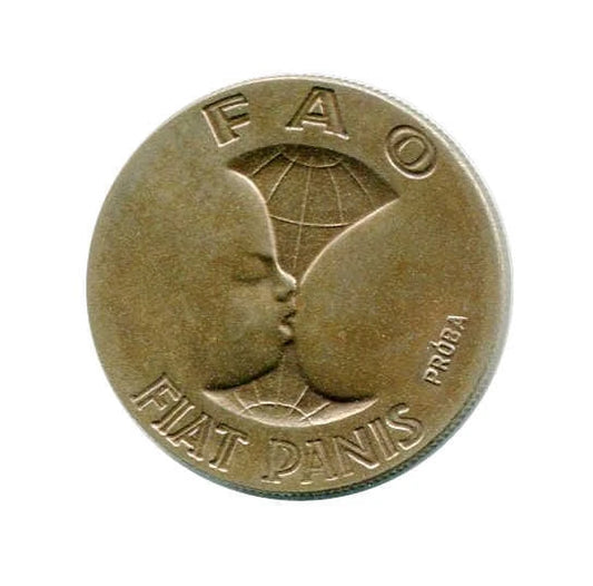 Polska 10 złotych FAO Fiat Panis 1971 r. Próba