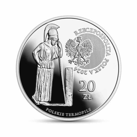 Polska 20 zł Ag Polskie Termopile – Głogów 2024 r.