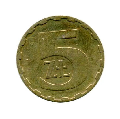 Polska 5 Złotych 1986 r.