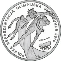 10 zł Polska Reprezentacja Olimpijska Vancouver 2010 r.