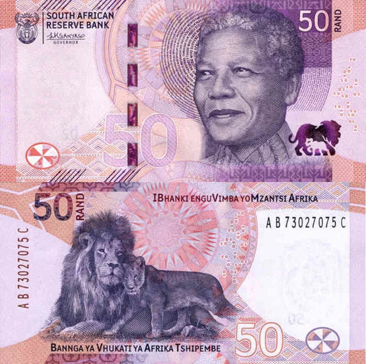RPA Republika Południowej Afryki 50 Rand 2023 r. UNC