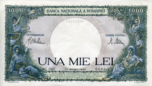 Rumunia 1000 Lei 1943 r. C