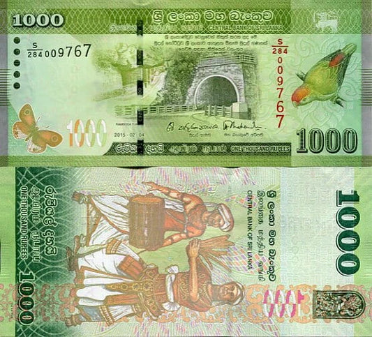 Sri Lanka 1000 Rupees 2019 r. UNC