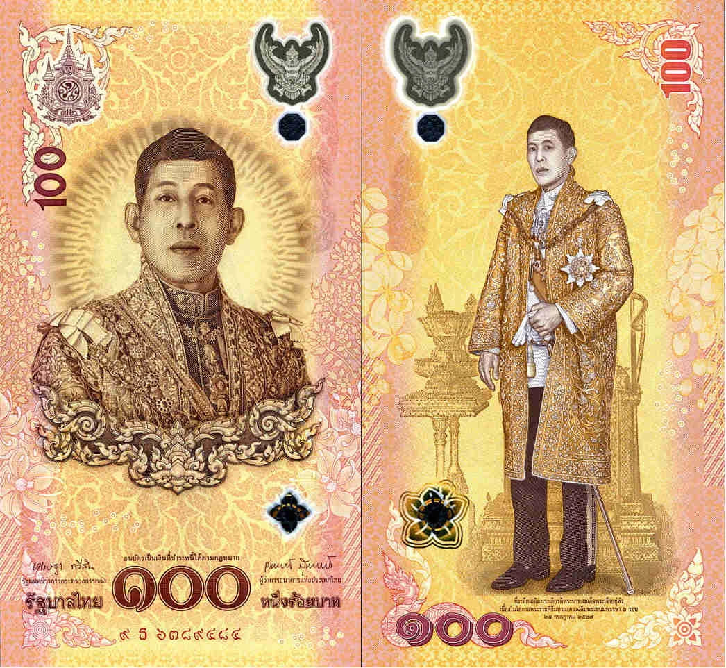 Tajlandia 100 Baht 2024 r. Polimer UNC