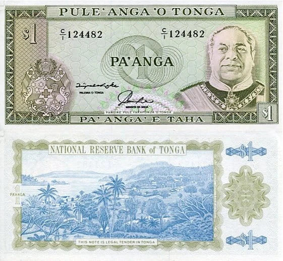 Tonga 1 Paanga 1992 r. UNC