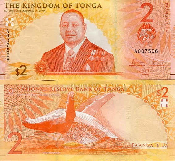 Tonga 2 Paanga 2023 r. UNC