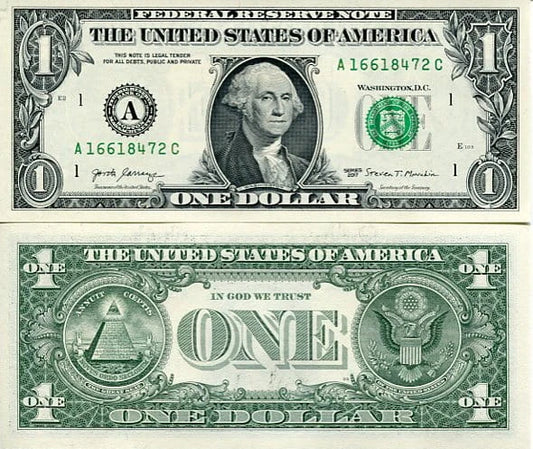 USA 1 Dolar 2017 r. Boston A UNC
