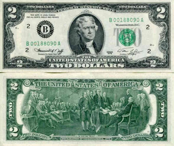 USA 2 Dolary 1976 r. New York B UNC