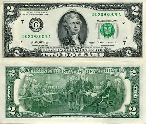 USA 2 Dolary 2017 r. Chicago G UNC