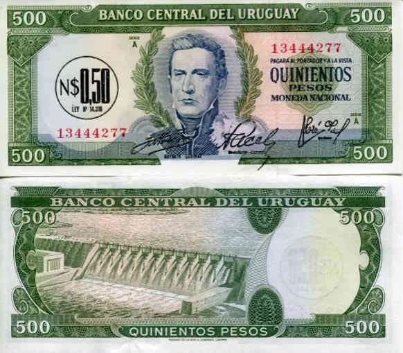 Urugwaj 0,5 Nuevo Pesos 1975 r. UNC