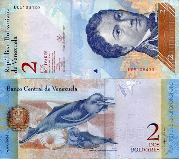 Wenezuela  2 Bolivares 2013 r. UNC