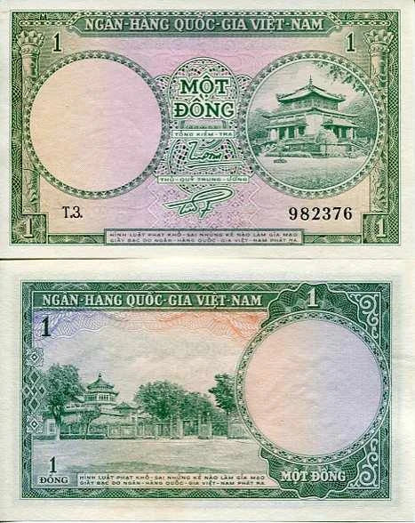 Wietnam 1 Dong 1956 r. UNC
