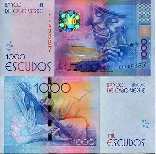 Wyspy Zielonego Przylądka 1000 Escudos 2014 r. UNC