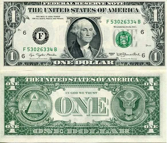 USA 1 Dolar 1977 r. Atlanta F  UNC